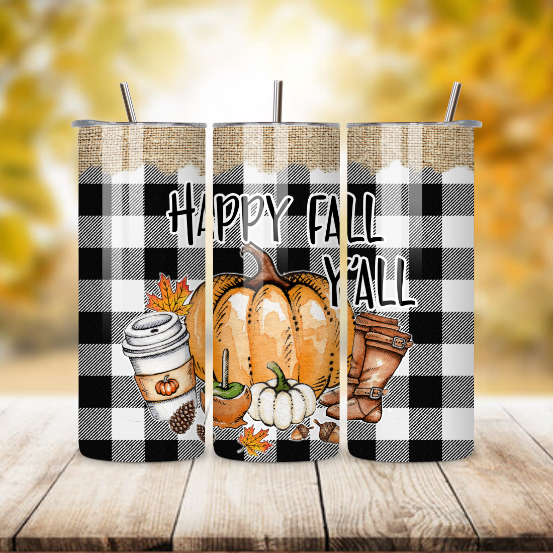 Happy Fall Tumbler