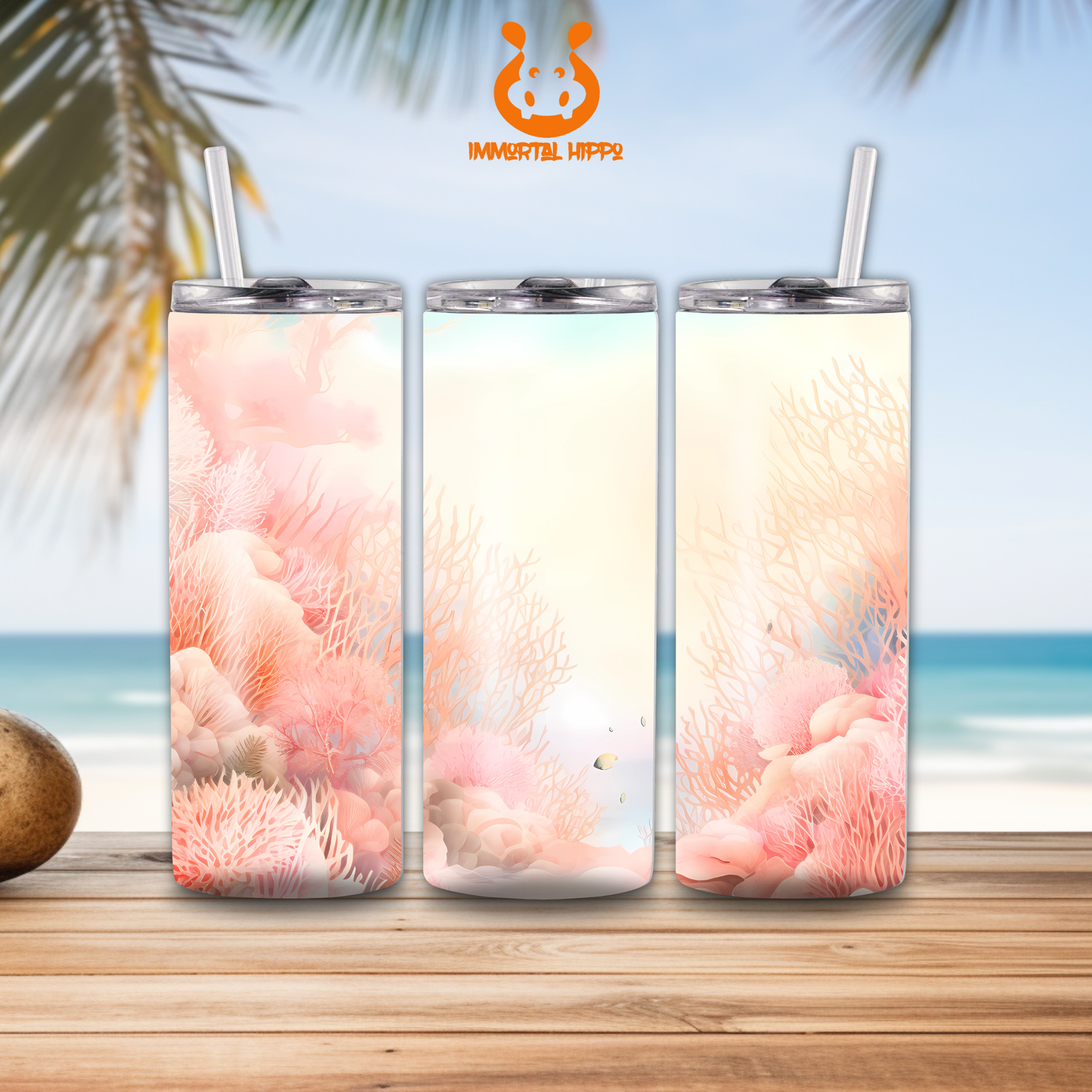 PINK CORAL TUMBLER