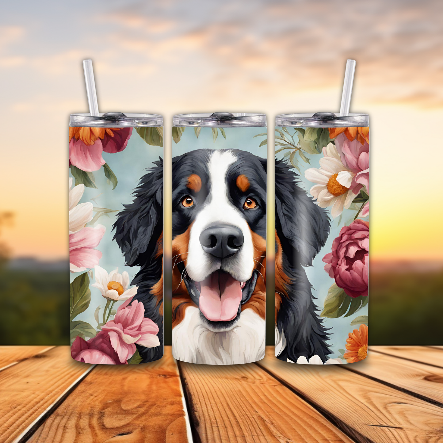Bernese Floral Tumbler