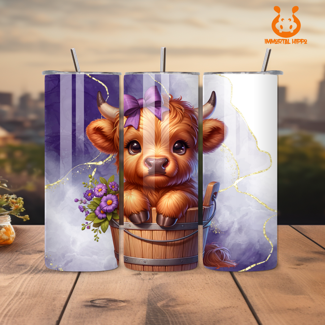 HIGHLAND COW TUMBLERS