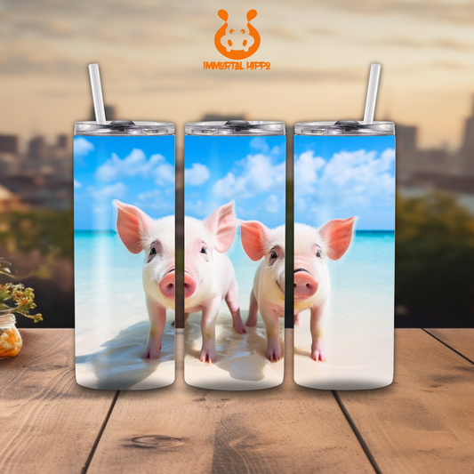 PIGGY BEACH TUMBLER