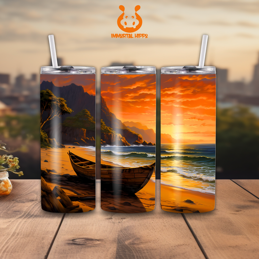 BEACH SUNSET TUMBLER