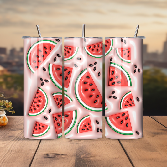 Watermelon Inflated Tumbler 20oz