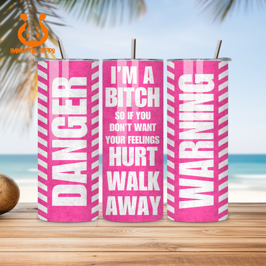 PINK DANGER TUMBLER