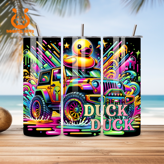 DUCK DUCK BLACK TUMBLER