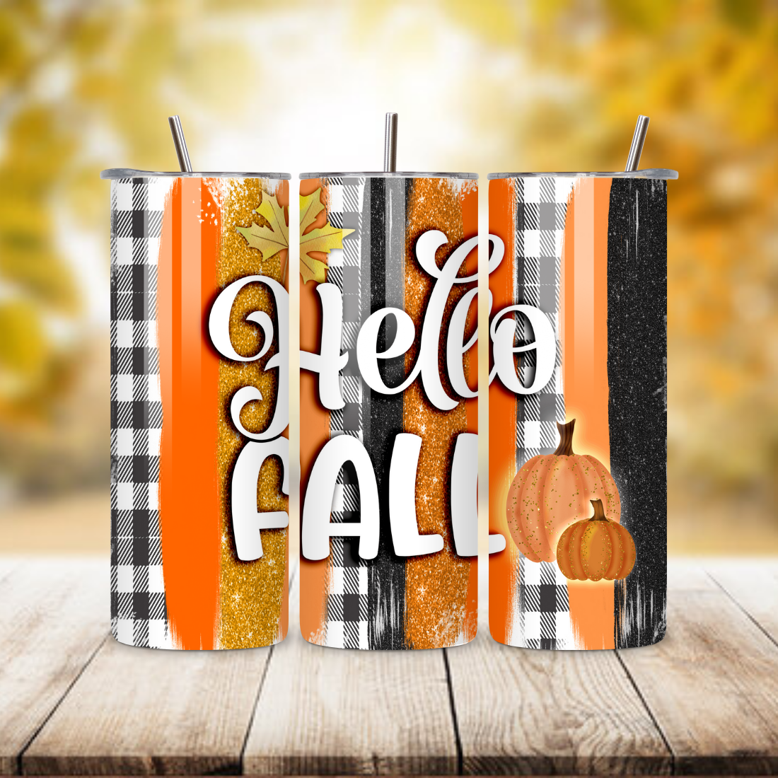 Hello Fall 1 Tumbler