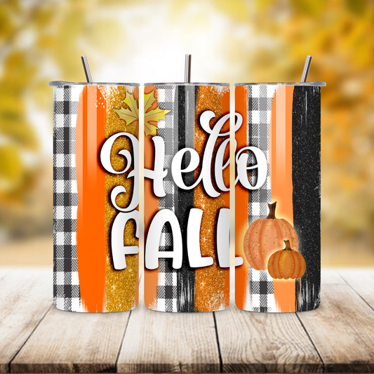 Hello Fall 1 Tumbler