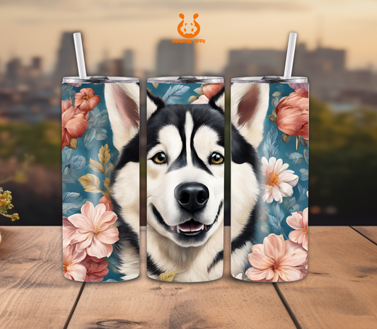 Floral Husky Tumbler 2