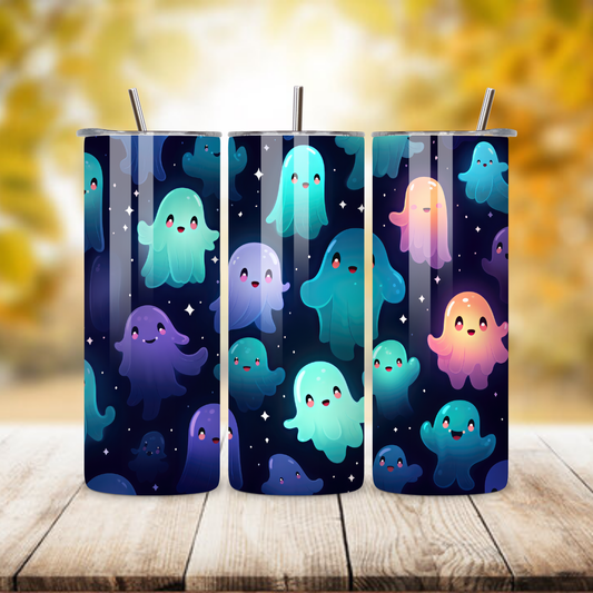 Kawaii Ghosts Tumbler