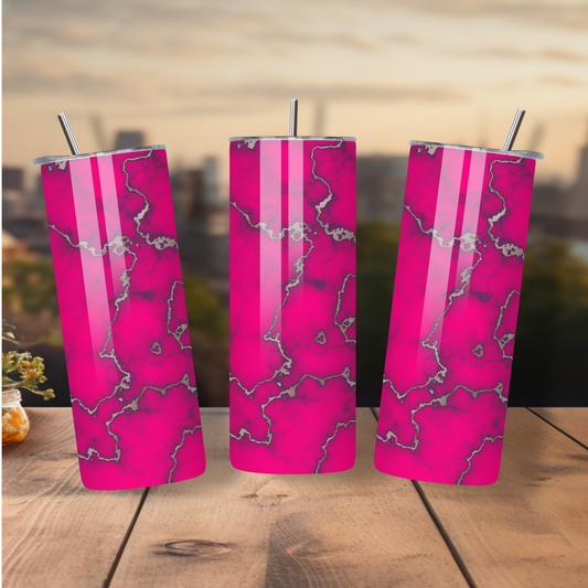PINK MARBLE TUMBLER