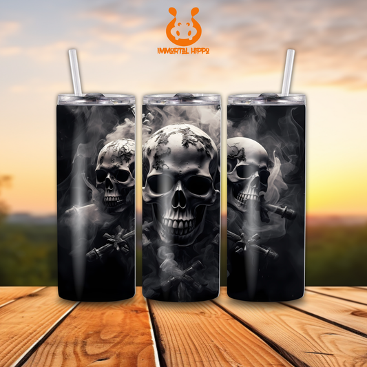 SMOKING SKULLS TUMBLER