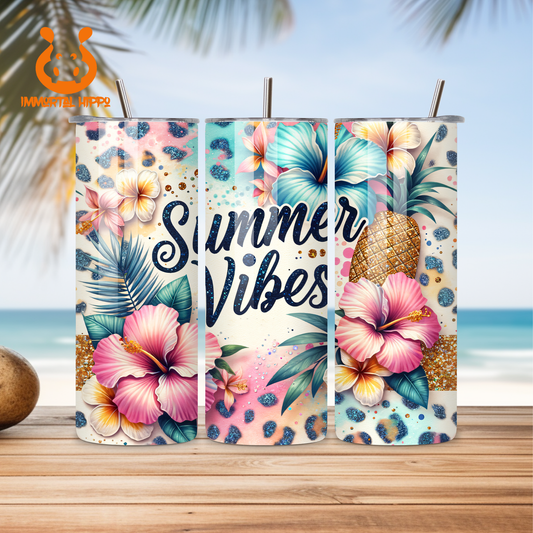 SUMMER PRINT TEAL/PINK