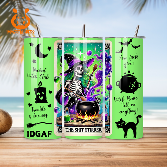 IDGAF WITCH TUMBLER