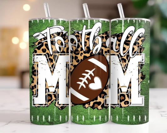 Football Mom Field Tumbler 20oz