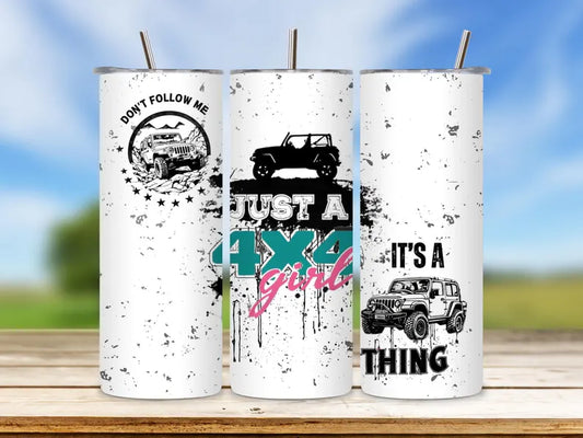 4x4 Girl Tumbler 20oz