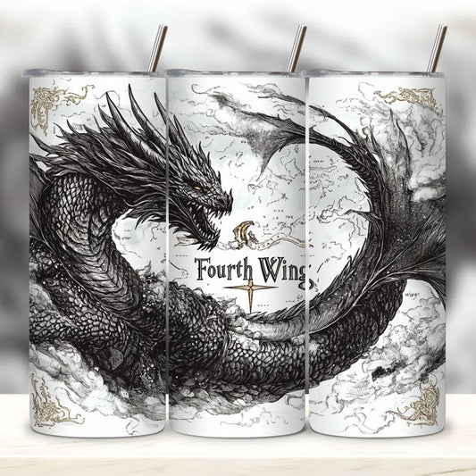 Fourth Wing Dragon Tumbler 20oz
